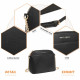 Černá elegantní crossbody dámská kabelka Chrisa