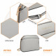 Šedá elegantní crossbody dámská kabelka Chrisa