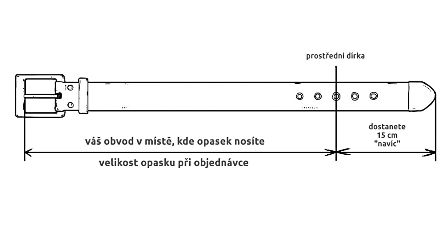 Světle hnědý kožený hladký pánský opasek Sajol