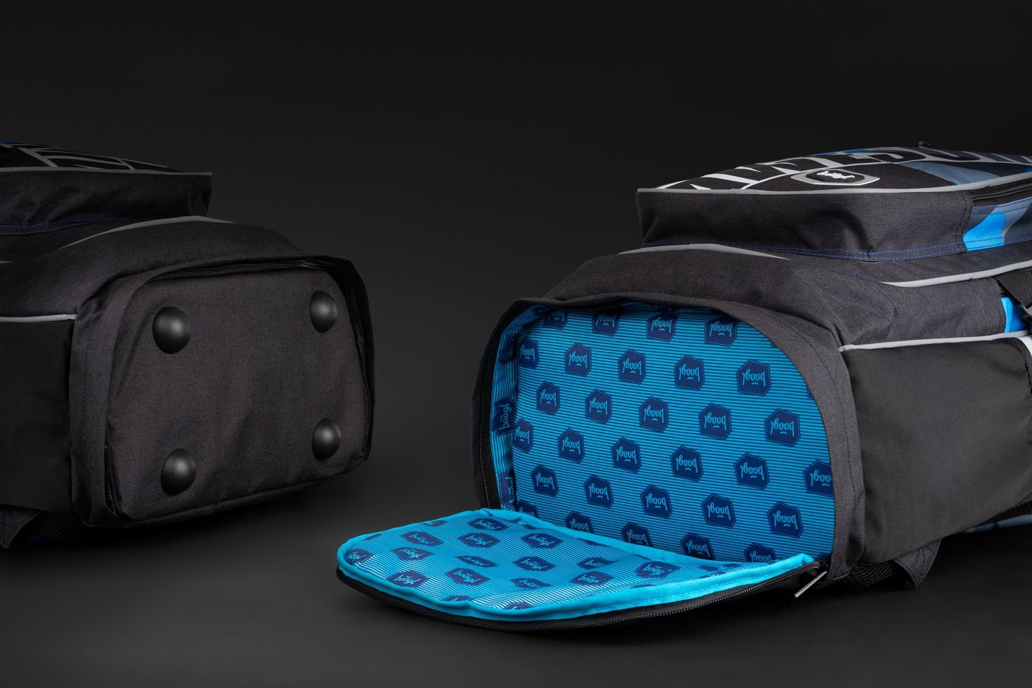 Černomodrý voděodolný zipový školní batoh pro kluky Awesome