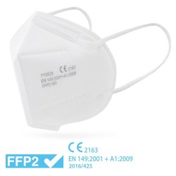 Bílý čtyřvrstvý respirátor FFP2 - 10 kusů